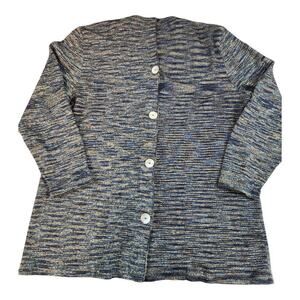 Alnoral by Al Spokavicius wool blend sweater cardigan womens sz. 2X  button vtg